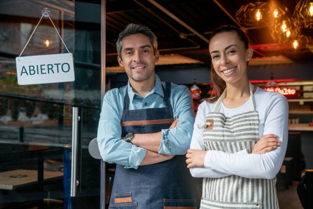 istock Staff waiting for you at restaurant 1333944327