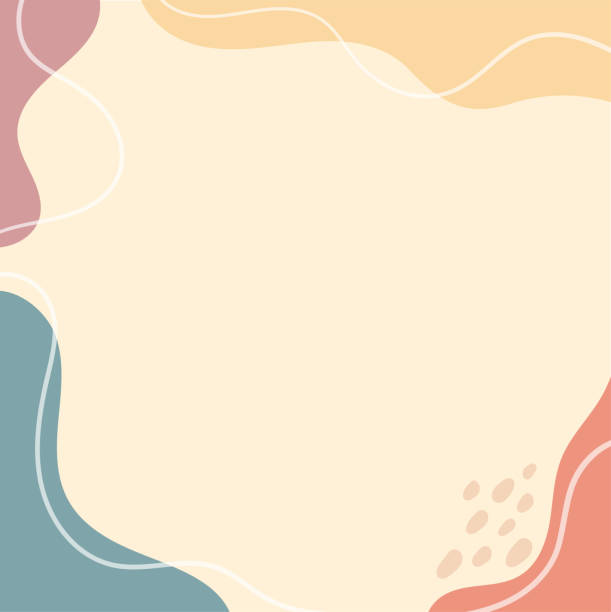 ilustraciones, imágenes clip art, dibujos animados e iconos de stock de ilustración vectorial de otoño vibers fondo abstracto. colores pastel con colores otoñales. - pastel