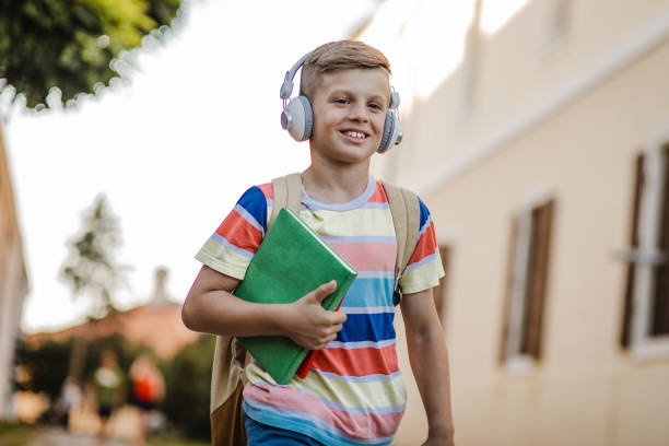istock Little boy is going to school 1333954968