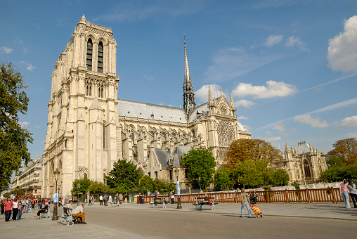 Paris France - September 29 - 2006 - Notre Dame de Paris, France