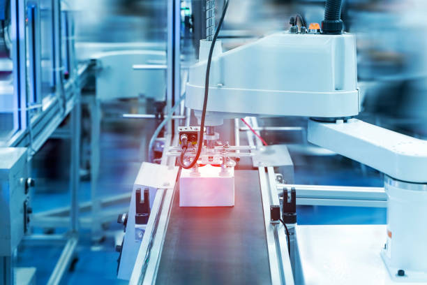 istock robotic pneumatic piston sucker unit on industrial machine 1333966705