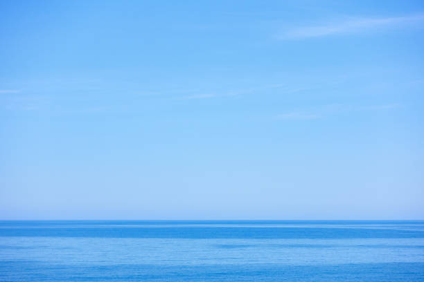 istock Sea horizon and clear blue sky 1333967878