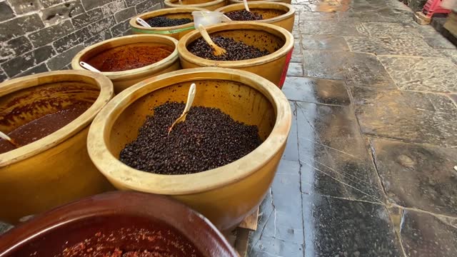 Chinese street food-condiments