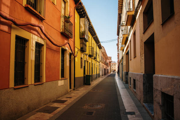 istock Colorful street in Leon, Spain 1333975843