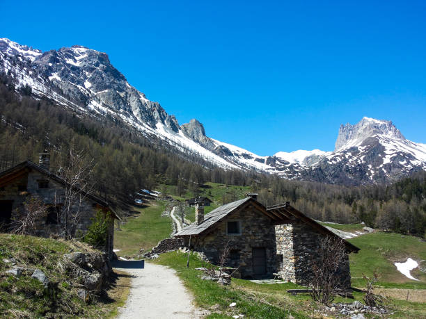 istock Mount Tabor and green valley, France 1333991103