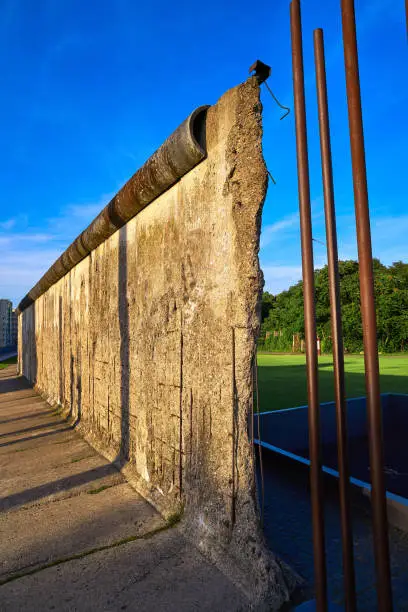 Berlin Wall memorial in Germany Berliner Mauer