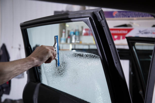istock Tinting of car windows. 1334007020