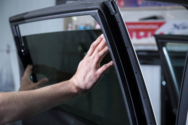istock Tinting of car windows. 1334007100