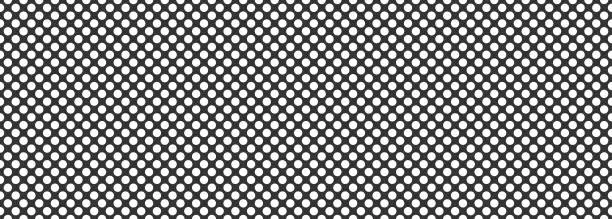 Vector illustration of Ð¡ircle black mesh. Pattern seamless background. Vector texture