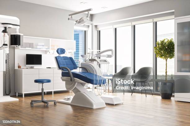 Dentists Office In Dental Clinic Stock Photo - Download Image Now - Dentist's Office, Dental Health, Dental Equipment
