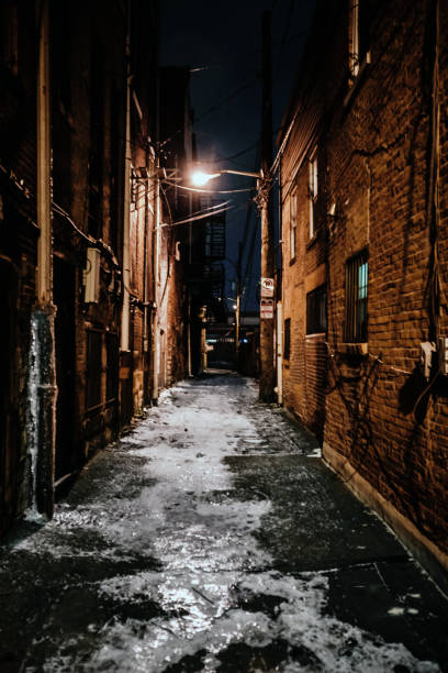 istock Dark alley - Pittsburgh, PA 1334013486
