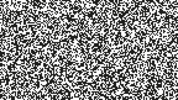 Seamless pixel noise texture. Static interference grunge vector background. TV screen no signal. Seamless pixel noise texture. Static interference grunge vector background. TV screen no signal tv static stock illustrations