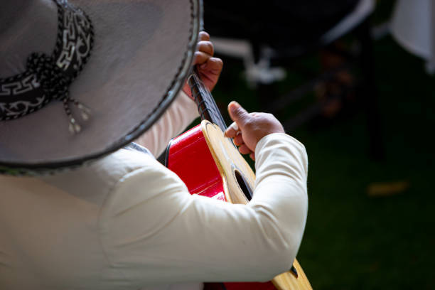 Details of the mariachi Details of the mariachi playing during an event. mariachi stock pictures, royalty-free photos & images