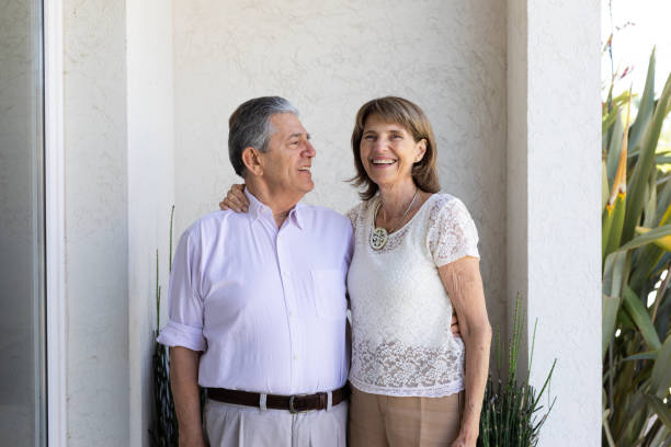 istock Senior couple embracing  and kissing 1334032823