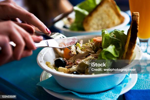 Healthy Eating Stock Photo - Download Image Now - Mediterranean Food, Dining Table, Pork