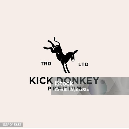 istock donkey kick premium vintage design 1334045687