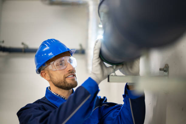 istock PVC Water Pipe Inspection By Construction 1334046539