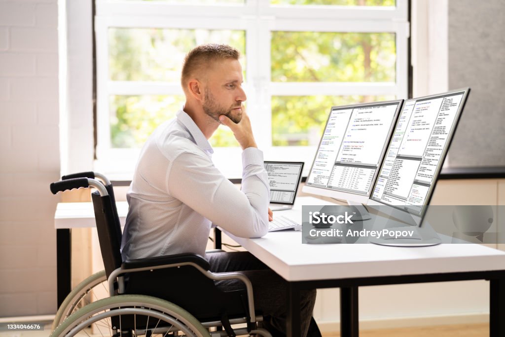 Program Za Computer Computer Programmer Writing Program Code On Computer Stock Photo ...