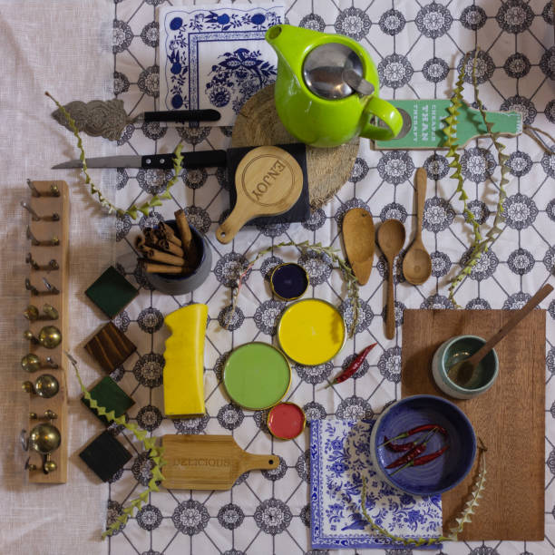 istock Color palette mood board for interior design and decor 1334058832