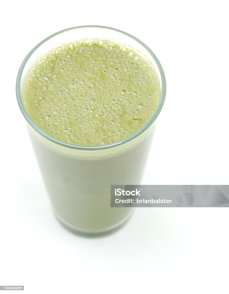 Orzo misti verde in polvere con succo d'arancia - Foto stock royalty-free di Alimentazione sana