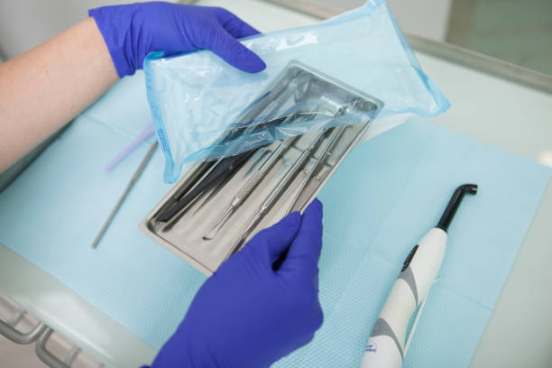istock Dental equipment at dentists office 1334062635