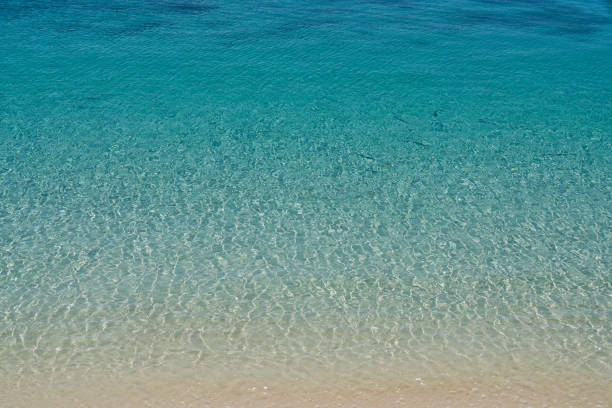 Surface of seascape with clear ocean water light blue landscape background of lipe islands for travel