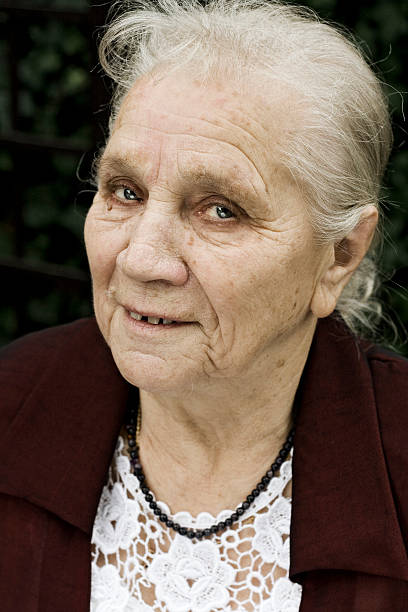 istock Beautiful senior woman portrait 133406437