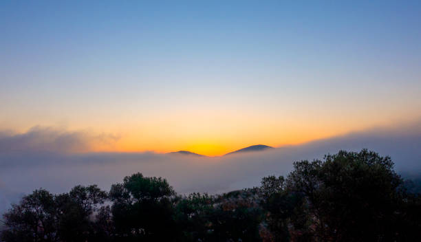istock Misty morning, sunrise and fog 1334065714