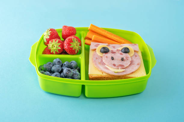 istock Kid's healthy breakfasts with funny faces 1334067497