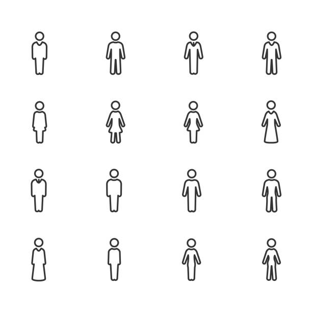 3,100+ Stick Figure Woman Face Stock Illustrations, Royalty-Free Vector ...