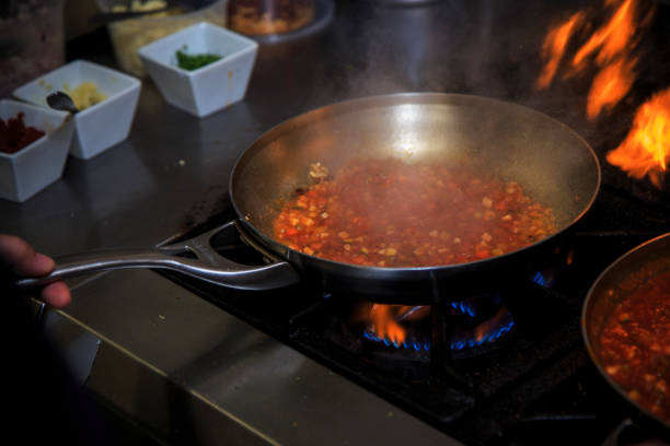 istock Chef cooking for vegan food 1334077966