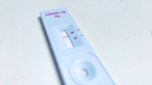 istock Coronavirus SARS testing at home. COVID-19 rapid test cassette for coronavirus. 1334080567