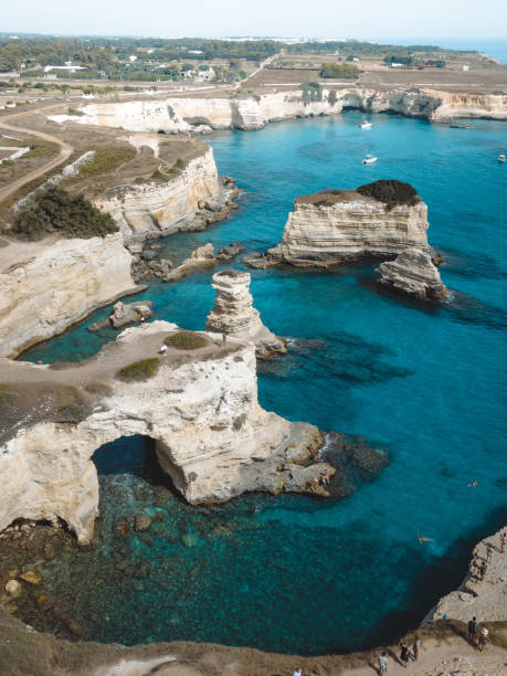 istock a great view on faraglioni di sant'andrea in puglia 1334083729