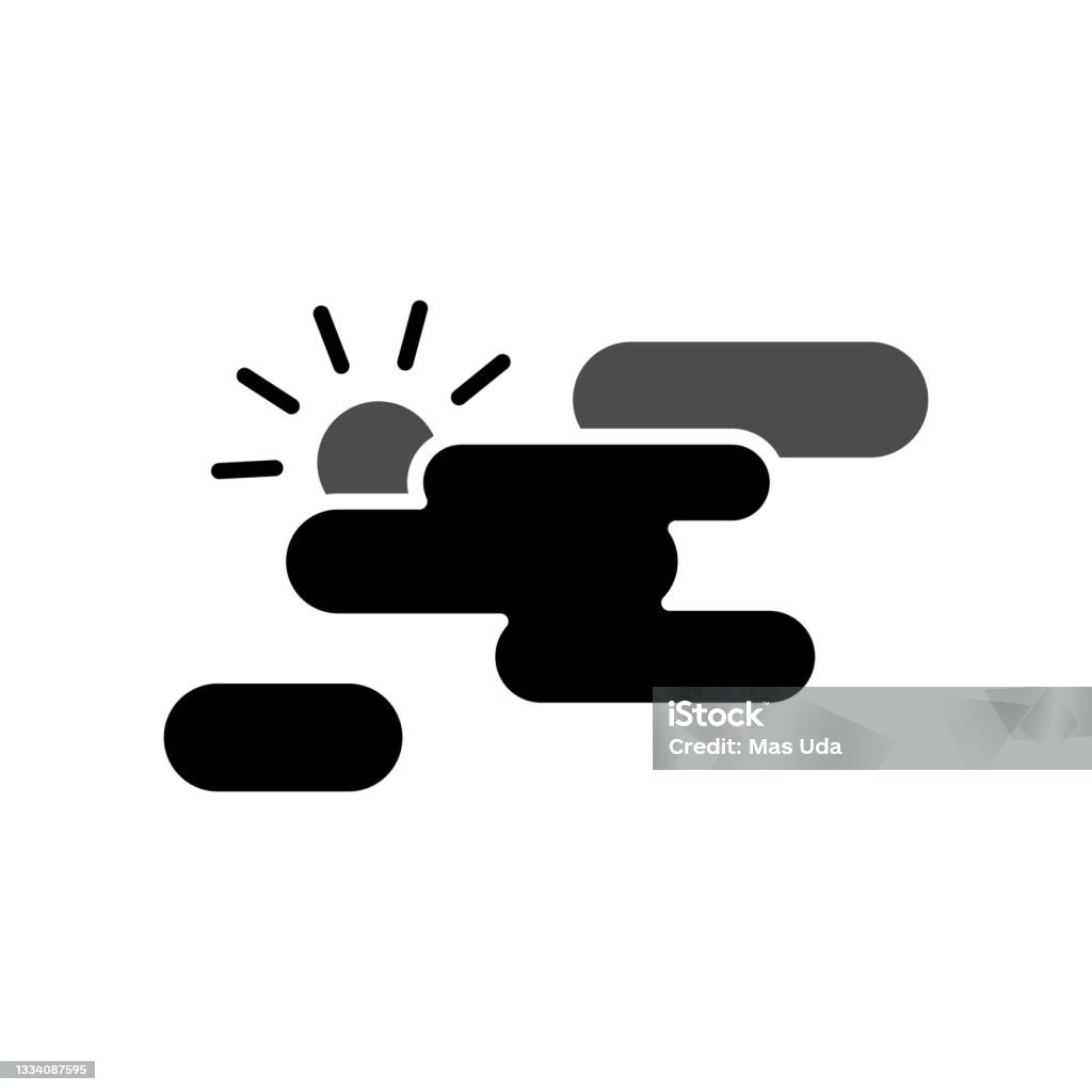 Partly Cloudy Stock Illustration - Download Image Now - Abstract ...