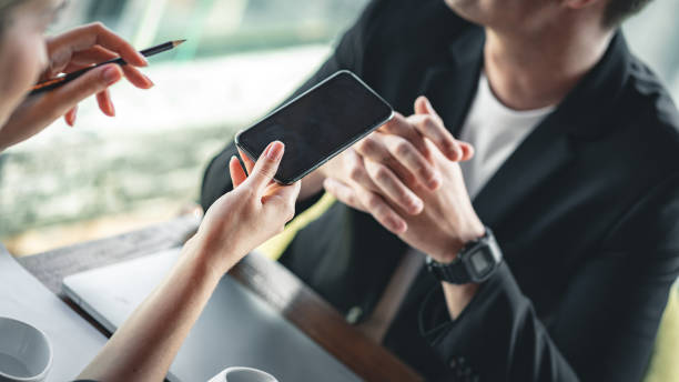 istock A businesswoman interviewing her business partner. 1334092653