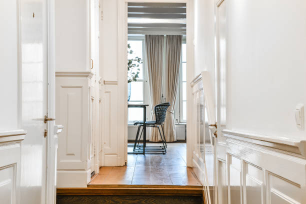 istock Interior of a spacious room in a luxury house 1334094455