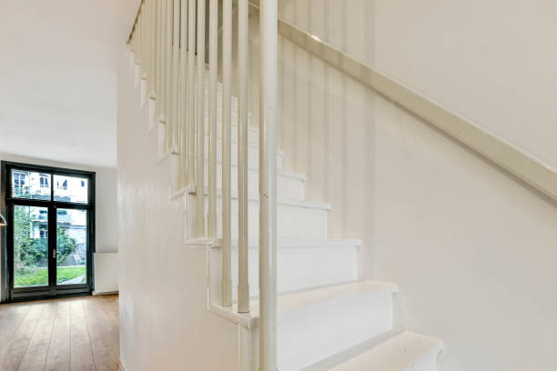 istock Luxury staircase hall of special design in an elegant house 1334094708