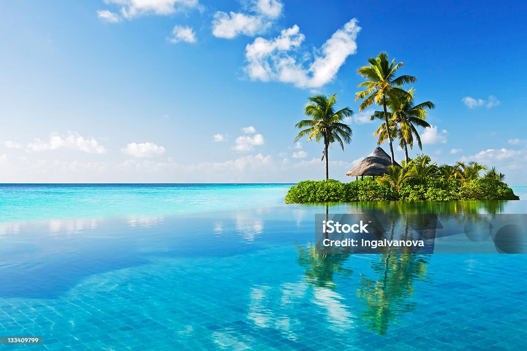 Paraíso Tropical - Foto de stock de Maldivas libre de derechos