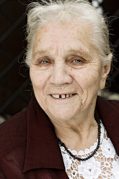istock Beautiful senior woman portrait 133409985