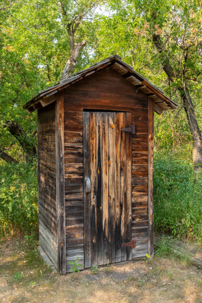 istock Outhouse In The Woods 1334107256
