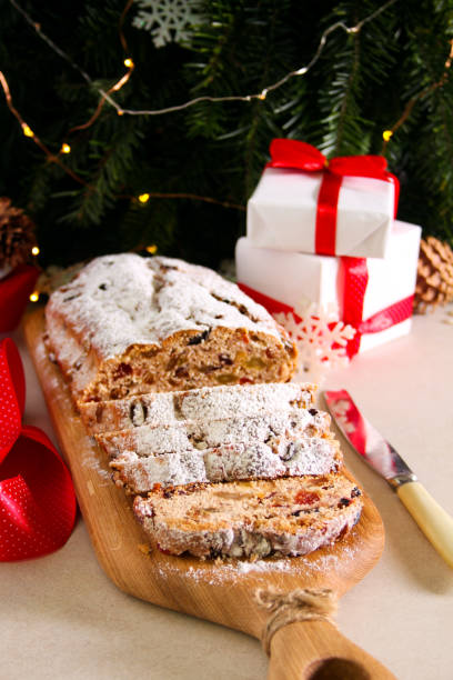 istock Christmas traditional fruit and nut cake 1334111259