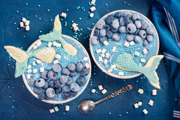 istock Healthy blue spirulina smoothie bowl 1334113125