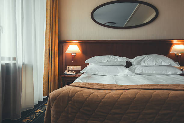 istock Interior of a hotel room. 1334113173