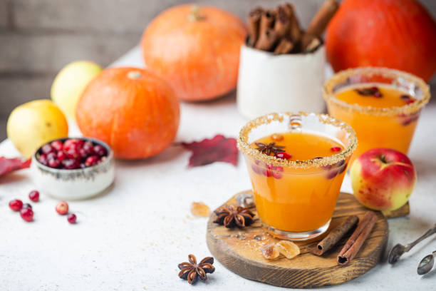 istock Spicy hot pumpkin punch 1334113220
