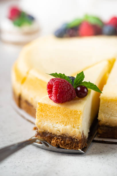 istock Classic New York cheesecake 1334114155