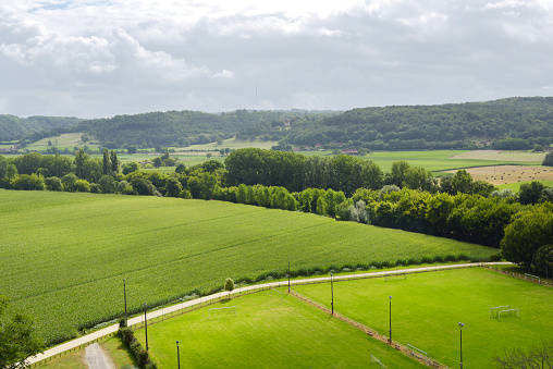 panoramic landscape Périgord