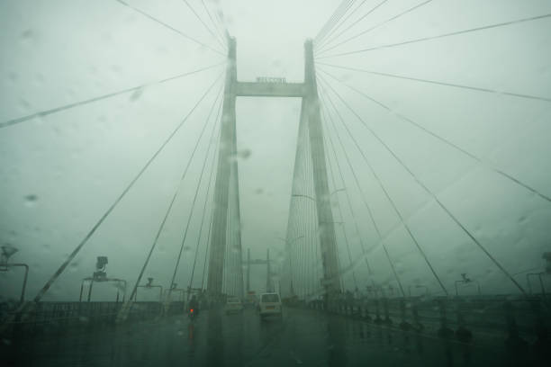 istock Vidyasagar Setu, abstract rainy day 1334119277