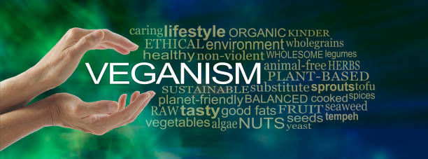istock Words associated with the basics of Veganism Word Cloud 1334123544