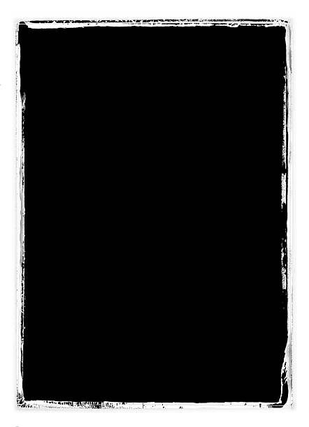 Grungy black and white film border Grungy film border great for edge effects.  Just load a channel and paste your image. darkroom photos stock pictures, royalty-free photos & images
