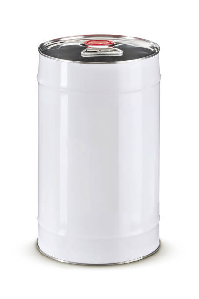 istock Isolated 27L metal can on white background. Clipping path included. 1334126558